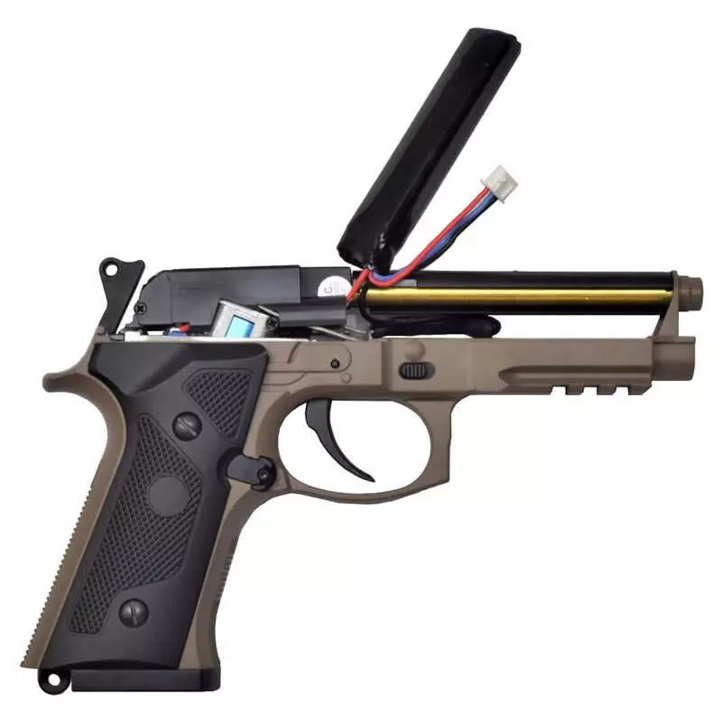 PISTOLA M92 CYMA CM132S TAN (LIPO Y MOSFET) - Imagen 3